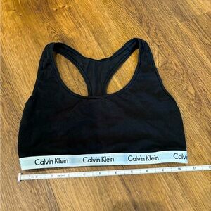 Black Calvin Klein Sports Bra Size XS